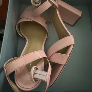 Antonio Melani Leather Strappy Heels